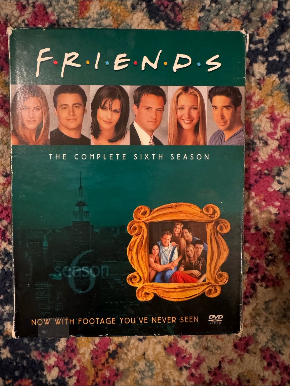 FRIENDS The Complete Sixth Season DVD Green Cover